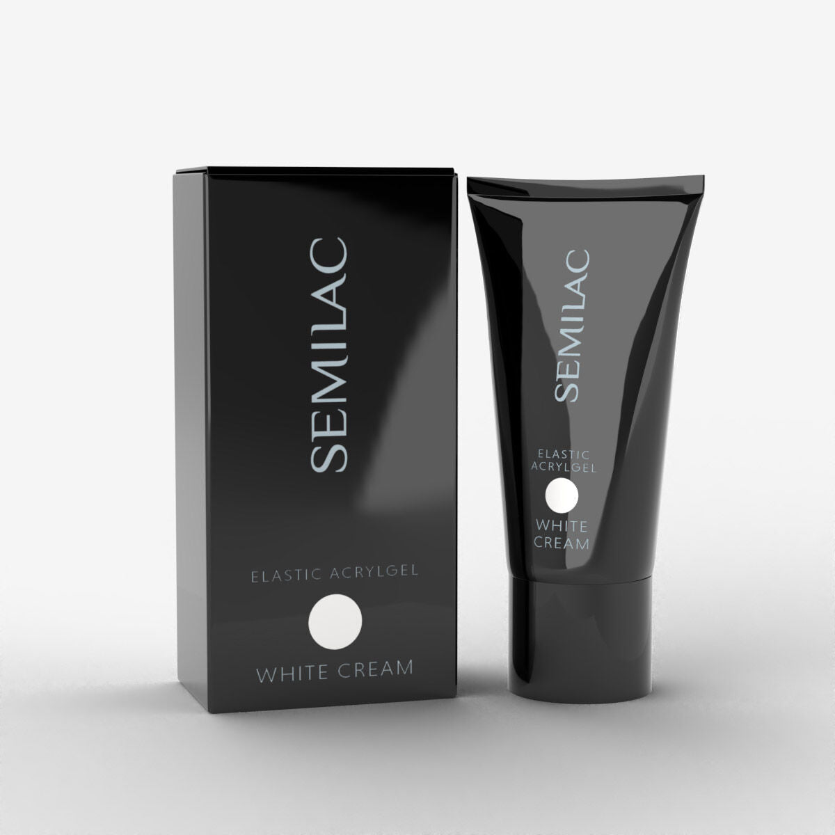 Akrylgel Elastic - White Cream - 30g