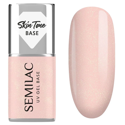 Skin Tone Cover Base - Glitter Peach 7 ml