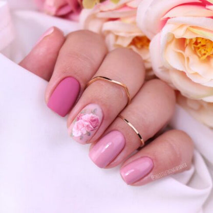 Semilac Transfer Foil Blooming Flowers 33-Folie-Semilac-NR Kosmetik