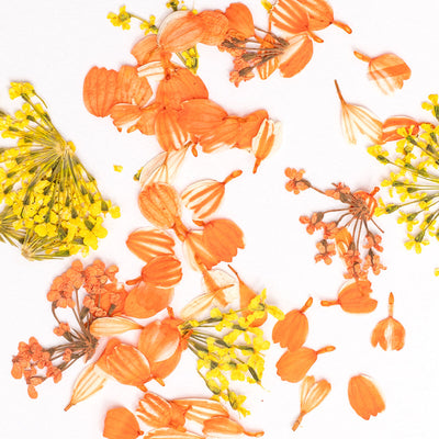 Flower Flakes - Golden Sunset - 0,3g-nail art pynt
