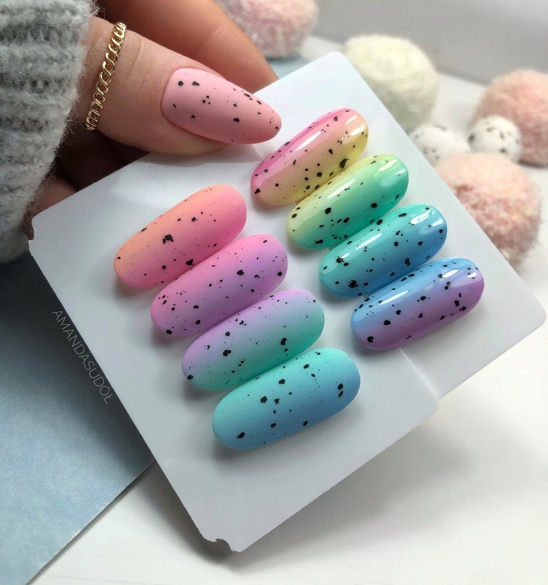 UV Hybrid Top No Wipe Stone Effect