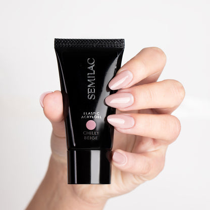 Akrylgel Elastic - Chilly Beige - 30g