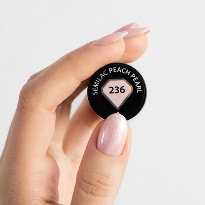 UV Hybrid 236 Peach Pearl - 7 ml-UV Hybrid-Semilac-NR Kosmetik