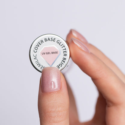 Skin Tone Cover Base - Glitter Beige 7 ml