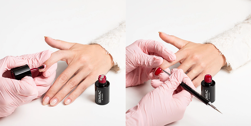 påføring af ønskede farve