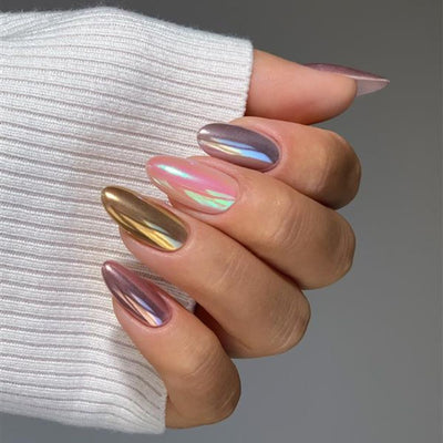 Presset Nail Art Chrome Palette 01