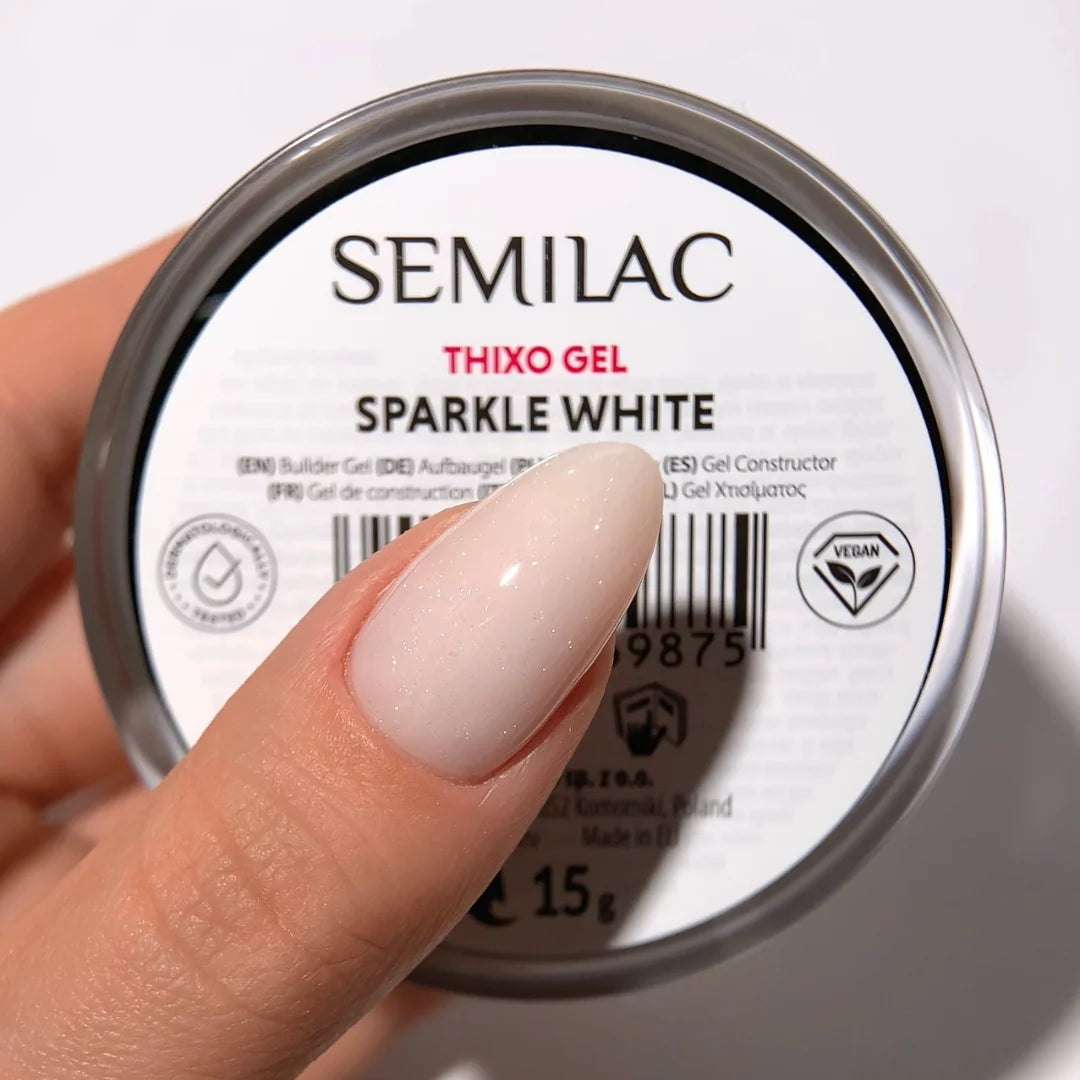 Sparkle White - Thixo Builder Gel - 15 g