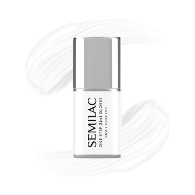 One Step Glossy Gelpolish - The White S110