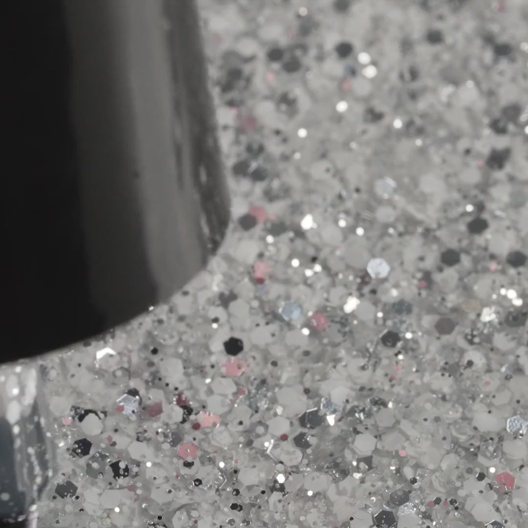 Gelpolish - 924 Silver & White Drops - 7 ml