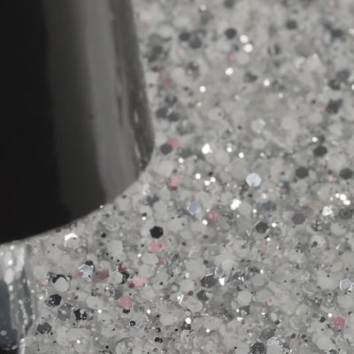 Gelpolish - 924 Silver & White Drops - 7 ml