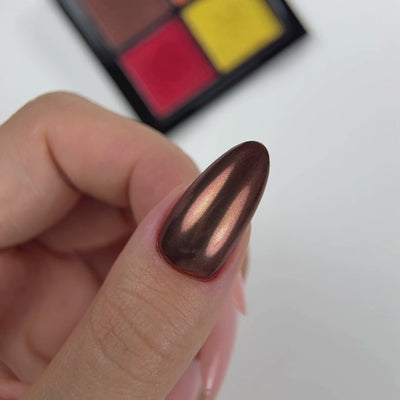 Pressed Nail Powder Chrome Palette 02