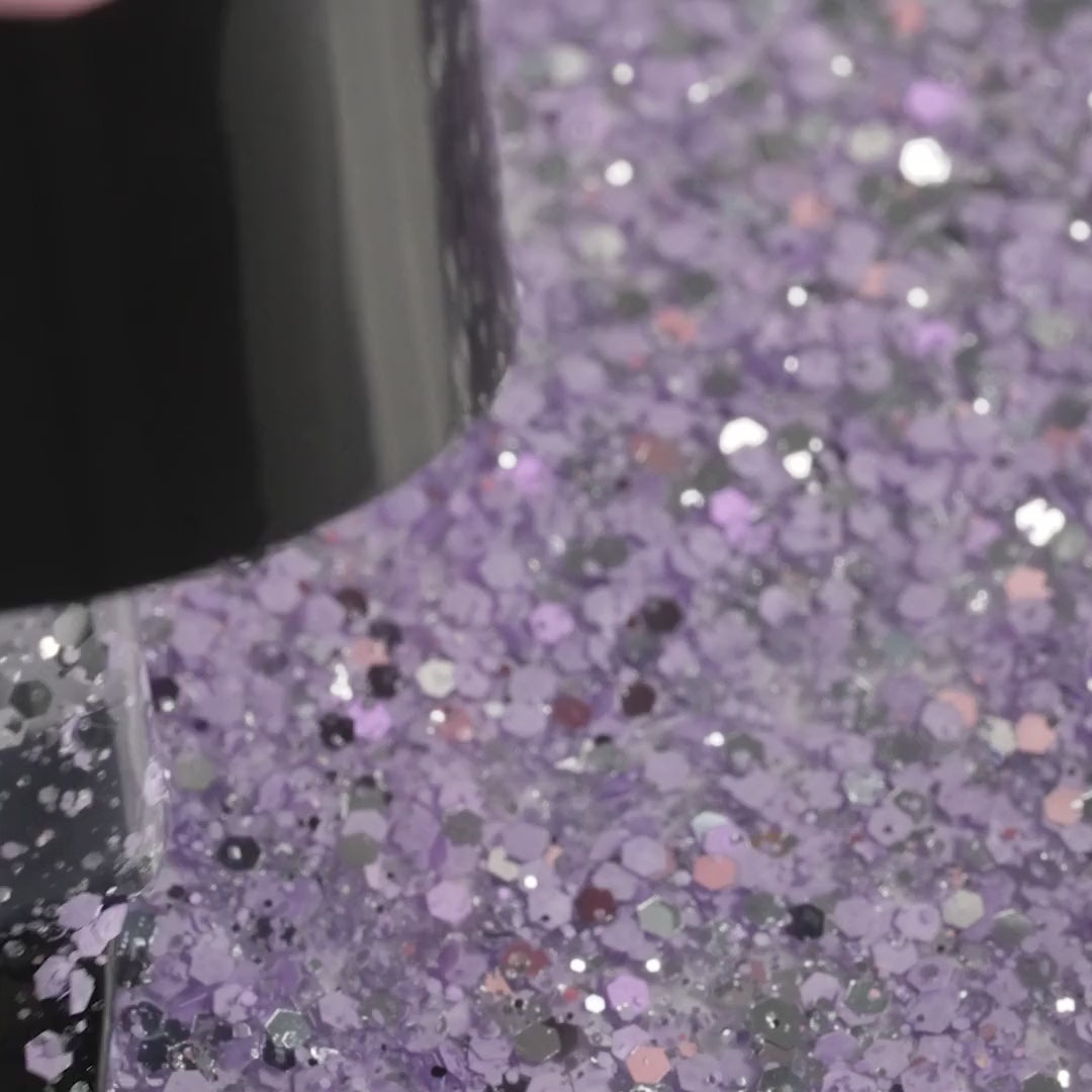 Gelpolish - 925 Silver & Violet Drops - 7 ml