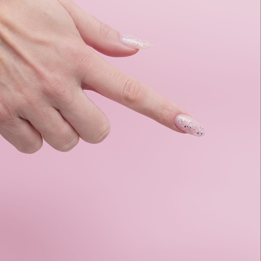 Gelpolish - 925 Silver & Violet Drops - 7 ml