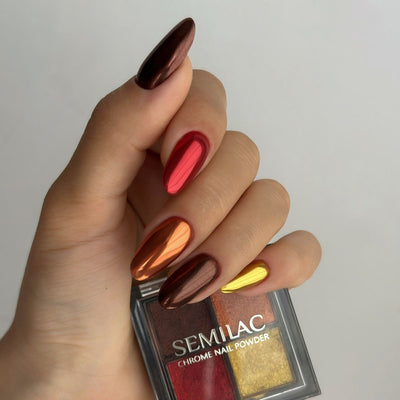 Pressed Nail Powder Chrome Palette 02