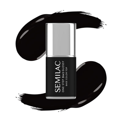 One Step Glossy Gelpolish - The Black S190