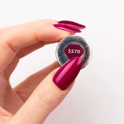 One Step Glossy Gelpolish - Dark Raspberry S570