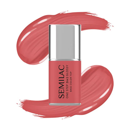 One Step Glossy Gelpolish - Coral Pink S690
