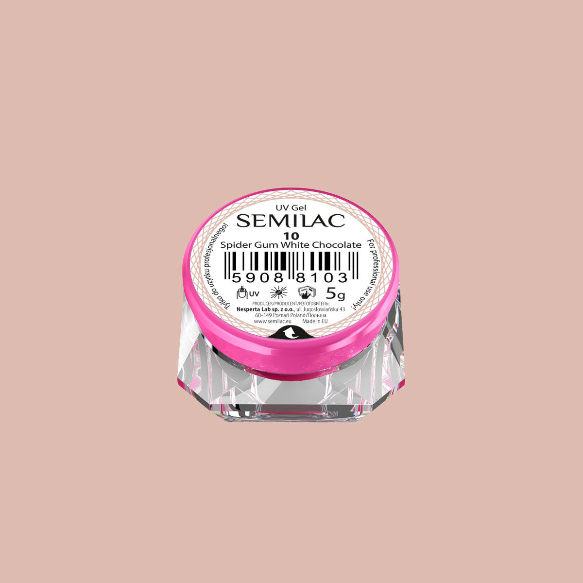 Semilac Spider Gel - 10 White Chocolate-Nail Art-Semilac-NR Kosmetik